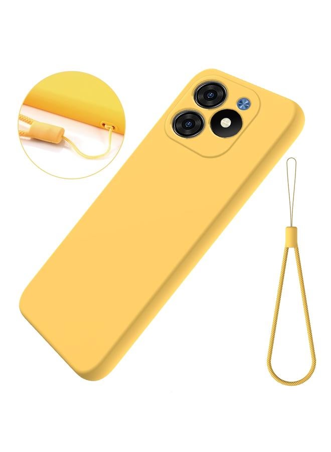 اس-توب جراب لهاتف itel S23+ مصنوع من السيليكون السائل بلون سادة مع تغطية كاملة - Image 2