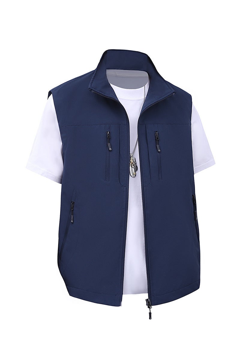 Multi-Pocket Quick-Dry Men'S Vest Outdoor Hiking Sleeveless Jacket Casual Large Size Fishing Youth Top - Image 1