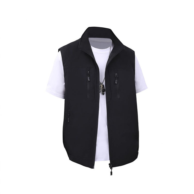 Multi-Pocket Quick-Dry Men'S Vest Outdoor Hiking Sleeveless Jacket Casual Large Size Fishing Youth Top - Image 5