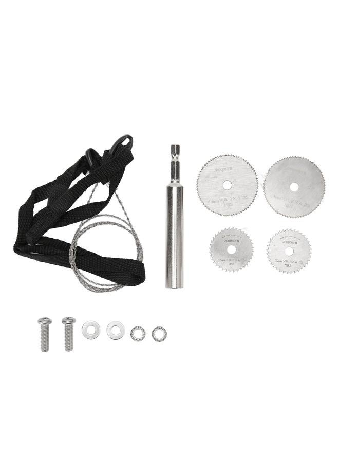 PVC Pipe Inside Cutter Plumbing Internal Plastic ABS Pipe Cutter with Saw Blades Hex Shank for Indoor Outdoor Pipe Improvement D