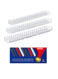 PARTNER Binding Accessories With 38mm Comb White  - Image 3