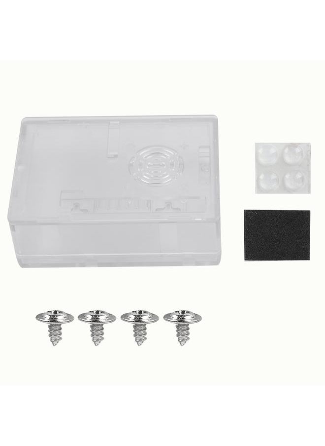 Thoraya 3.5 inch Display Protector Enclosure Case Box Cover For Raspberry Pi 3B+/3B/2B (Transparent)  - Image 1