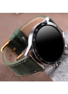 Vagave Genuine Leather Watch Band 20MM 22MM 24MM Fossil Diesel Lacoste Casio Armani Tissot Nacar Classic Watch Band Leather Strap Green  - Image 3