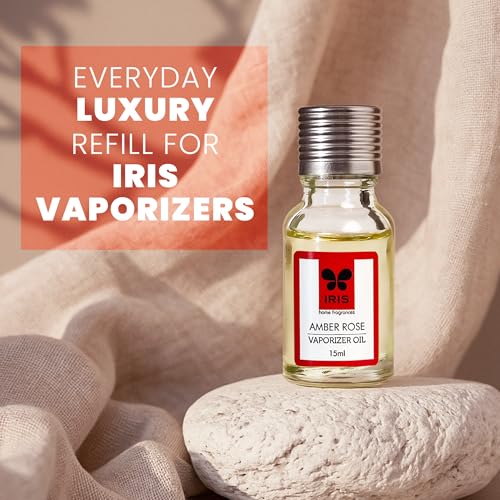 IRIS Home Fragrance -Amber Rose 15ml Fragrance Vaporizer Oil for Diffuser, refill for oil burners/vapourizer - Image 5