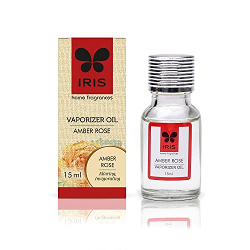 IRIS Home Fragrance -Amber Rose 15ml Fragrance Vaporizer Oil for Diffuser, refill for oil burners/vapourizer - Image 1