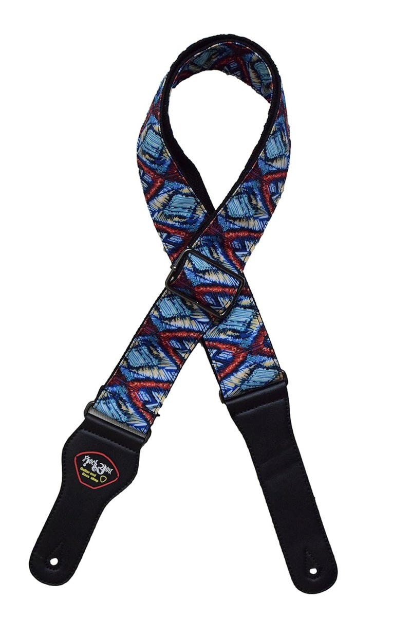 Baritone حزام جيتار باص كهربائي صوتي من الجلد الناعم (حزام J) - Image 1