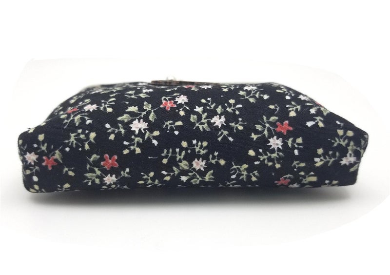 Patty Both Cute Classic Floral Exquisite Buckle Coin Purse - Image 4