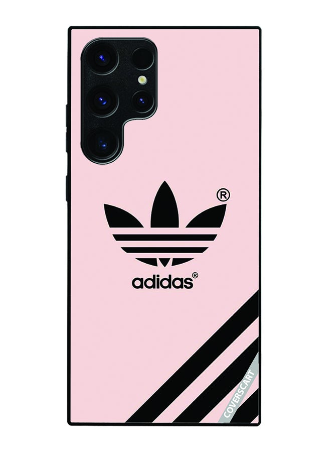 COVERSCART Protective Case Cover For Samsung Galaxy S22 Ultra 5G Adidas Design Pink
