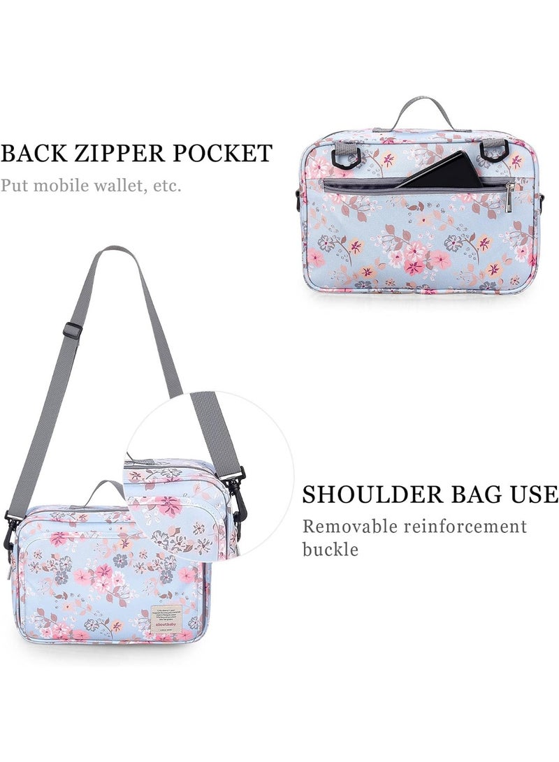 كيس حفاضات السفر ، منظم عربة الطفل متعددة الأغراض كيس حفاضات مقاومة للماء كيس للفتيان والبنات - Image 4