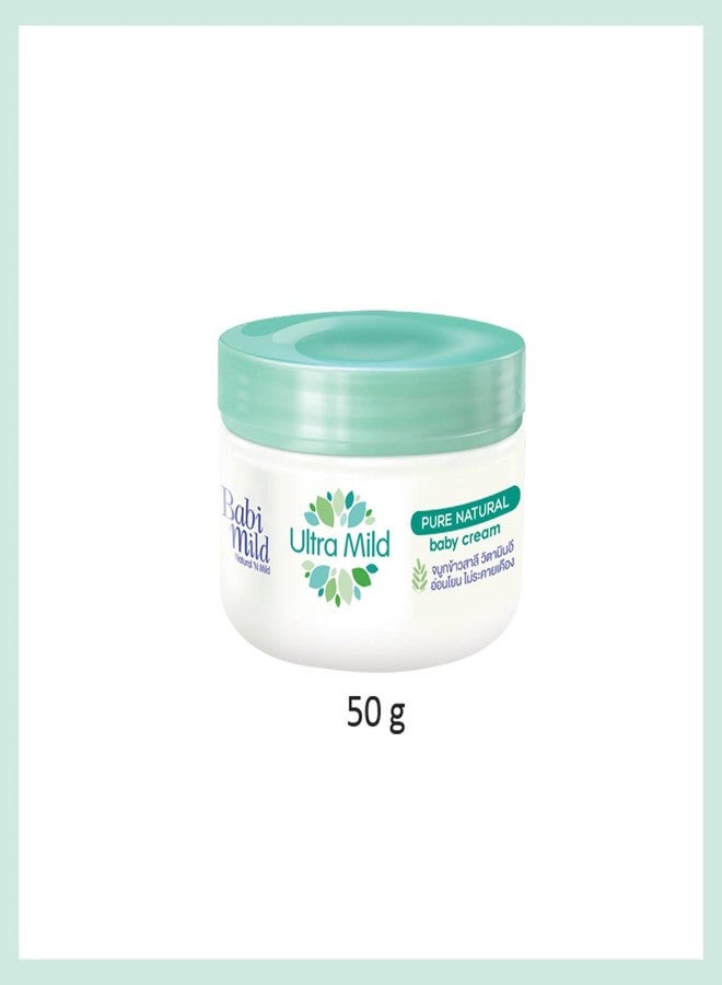 HANI PO™ Babi Mild Baby Cream Ultra Mild Pure Natural 50G from 6+ months - Imported Product for cream for girl baby | baby boy - Pack of 1 - Thailand Product - Image 2