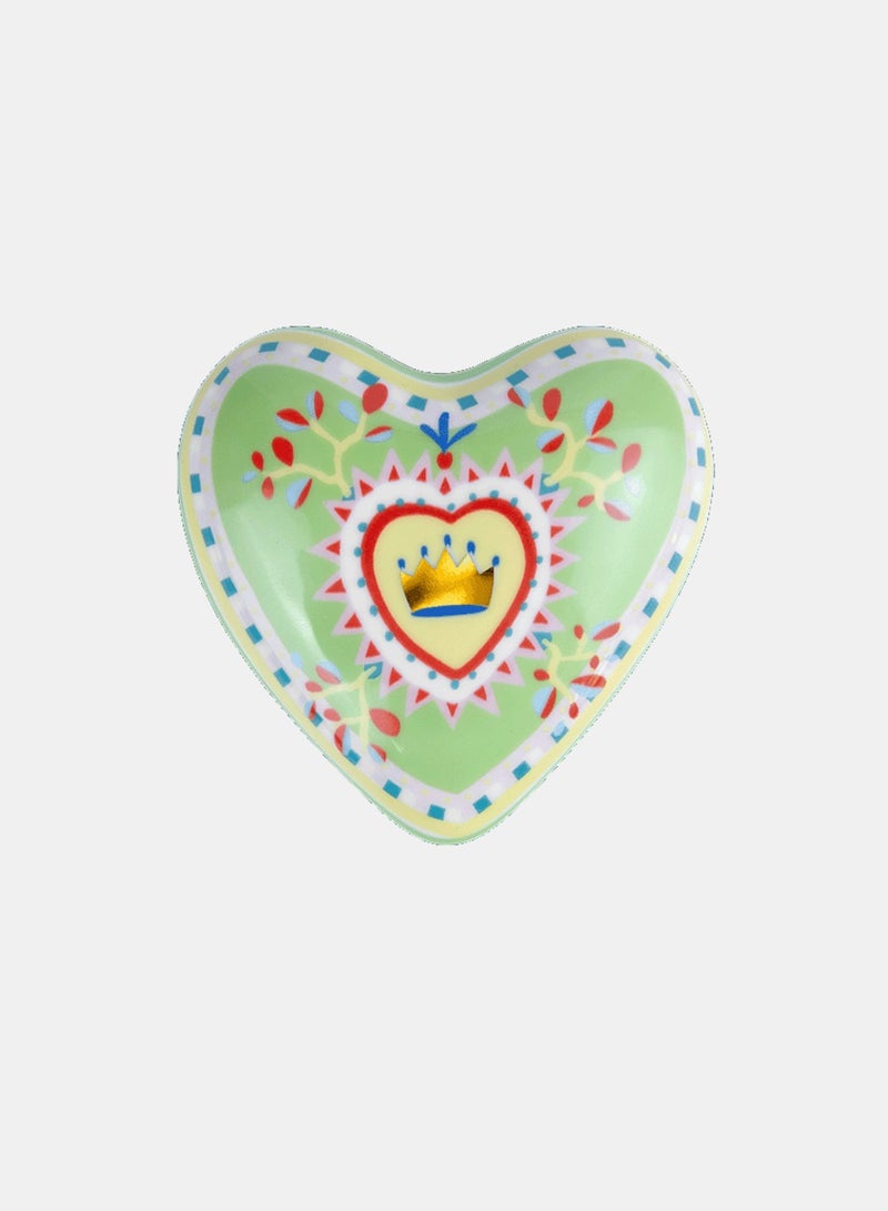 Baci milano Decor Heart Small Heart Mamma Mia, Porcelain, 9,5x9,5 cm; H 4 cm - Image 1