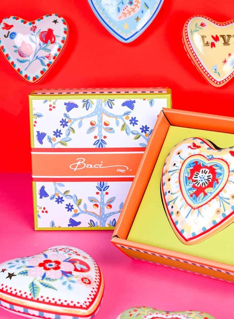 Baci milano Decor Heart Small Heart Mamma Mia, Porcelain, 9,5x9,5 cm; H 4 cm - Image 2