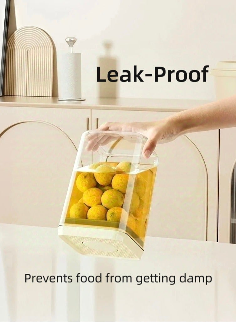 DC-ITECH Food Storage Containers Organiser & Cereal Storage Containers for Kitchen with VacuumLids Leak Proof Wide Mouth Vacuum Seal for Coffee Beans Fruit Spice Tea 2.5L - Image 5
