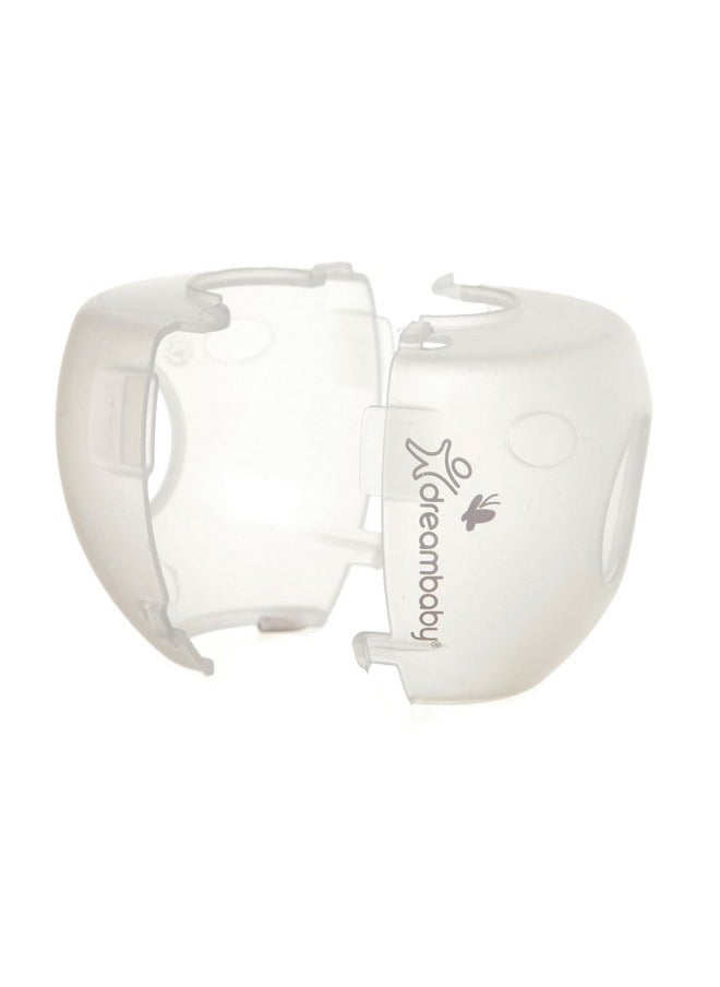 dreambaby Dreambaby EZY-Fit Door Knob Child Proof Safety Covers - Fits Most Standard Doorknobs - Suitable for Push & Twist Locks - White - 3 Pack - Model L908  - Image 3