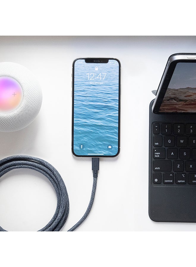 ناتيف يونيون كابل شحن برو من USB-C إلى USB-C ازرق نيلي - Image 3