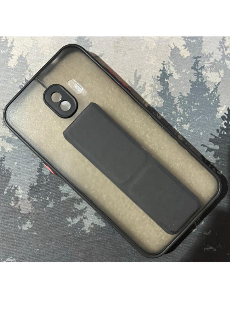 Protective Case Cover For Samsung J250 With Magnetic Ring Holder Black 
