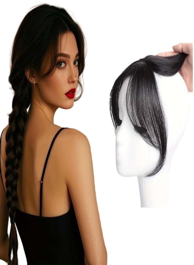 Aeenioy Front Hair Extensions for Women, Extensions for Thinning Hair, Extension for Instant Volume, Brown Black Hairs Topper for Women - Image 1