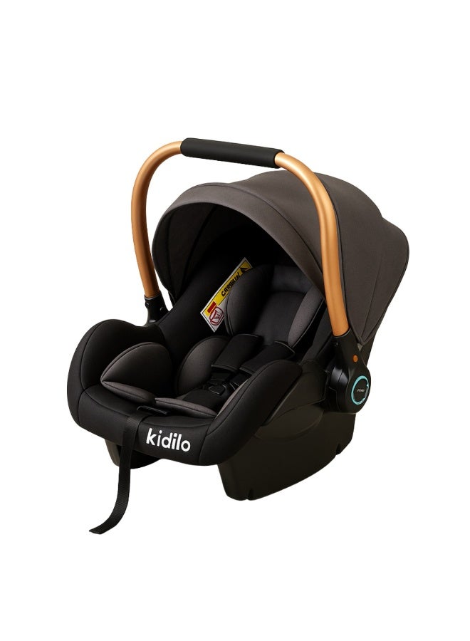 Kidilo car seat, first stage, holds from 0 to 13 kilograms with a strong metal arm.