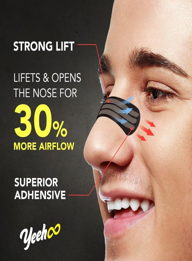 YeeHoo Anti-Snoring Nasal Strips for Sleep: Breathe Easy and Improve Airflow, Comfortable Fit for Better Breathing and Quality Rest, Ideal for Snorers, Office Workers, Athletes & Pregnant Women - Image 3