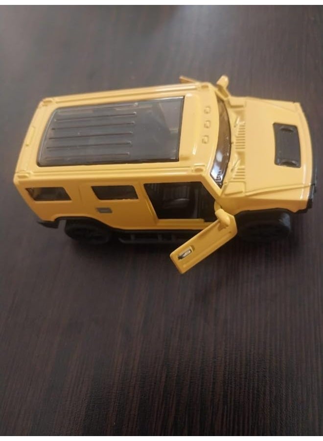 My Souq - Collectible Display Accessory: Die-Cast Metal Hummer SUV Model - Bold Yellow - Premium Office Decor - Image 3