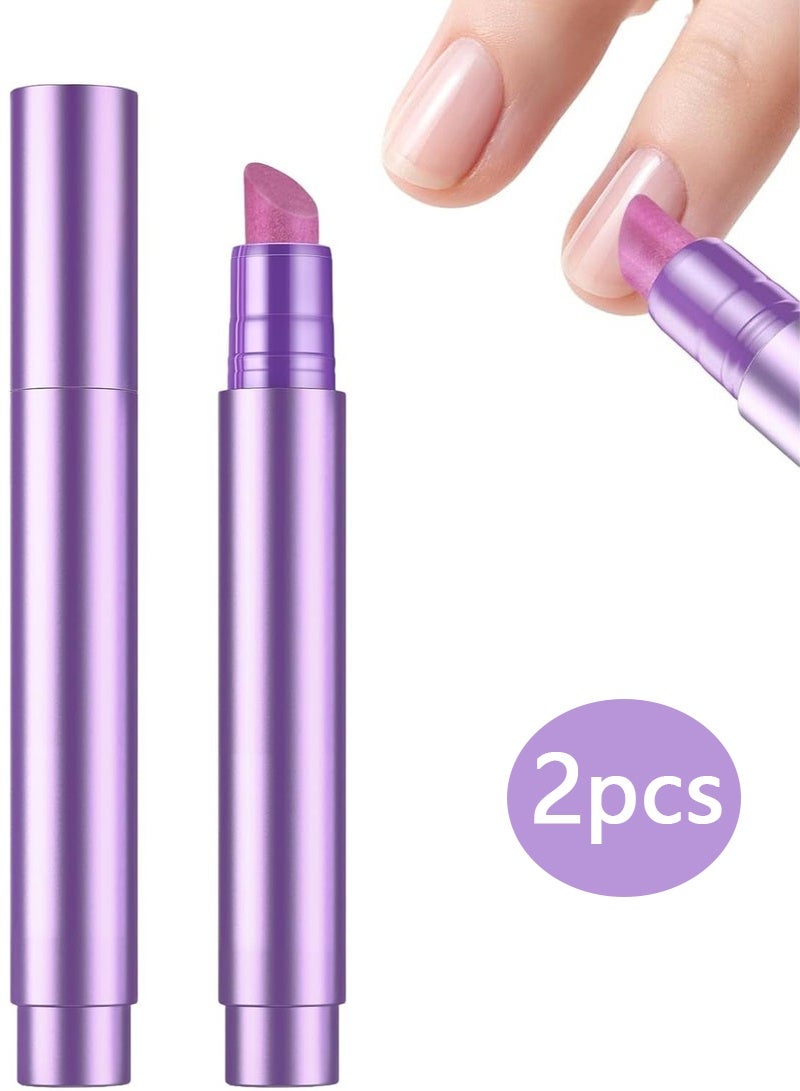 3-in-1 Cuticle Oil Pen with Ceramic Tip, Azonee Nail Treatment for Hangnails, Dry & Damaged Nails, Cuticle Pusher & Remover, Nail Care Pen	(2pcs) - Image 1