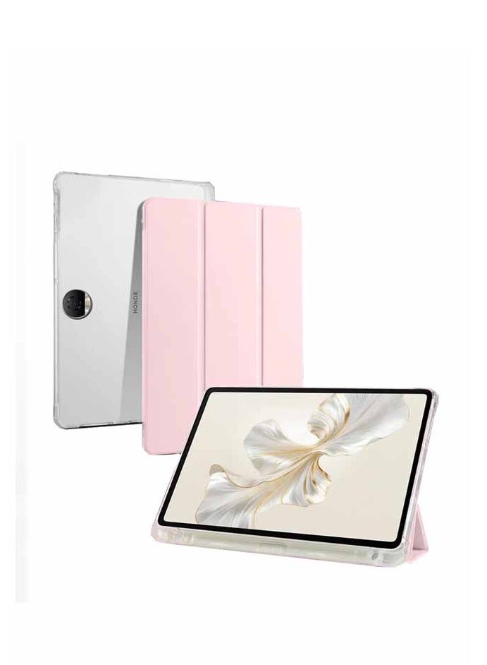 Case for  Honor Pad 9 12.1 Inch, Airbag With Pen Slot For Anti Drop, Tablet Protective Cover, Triple Fold Multi Angle Design, Automatic Wake-up/sleep - Image 1