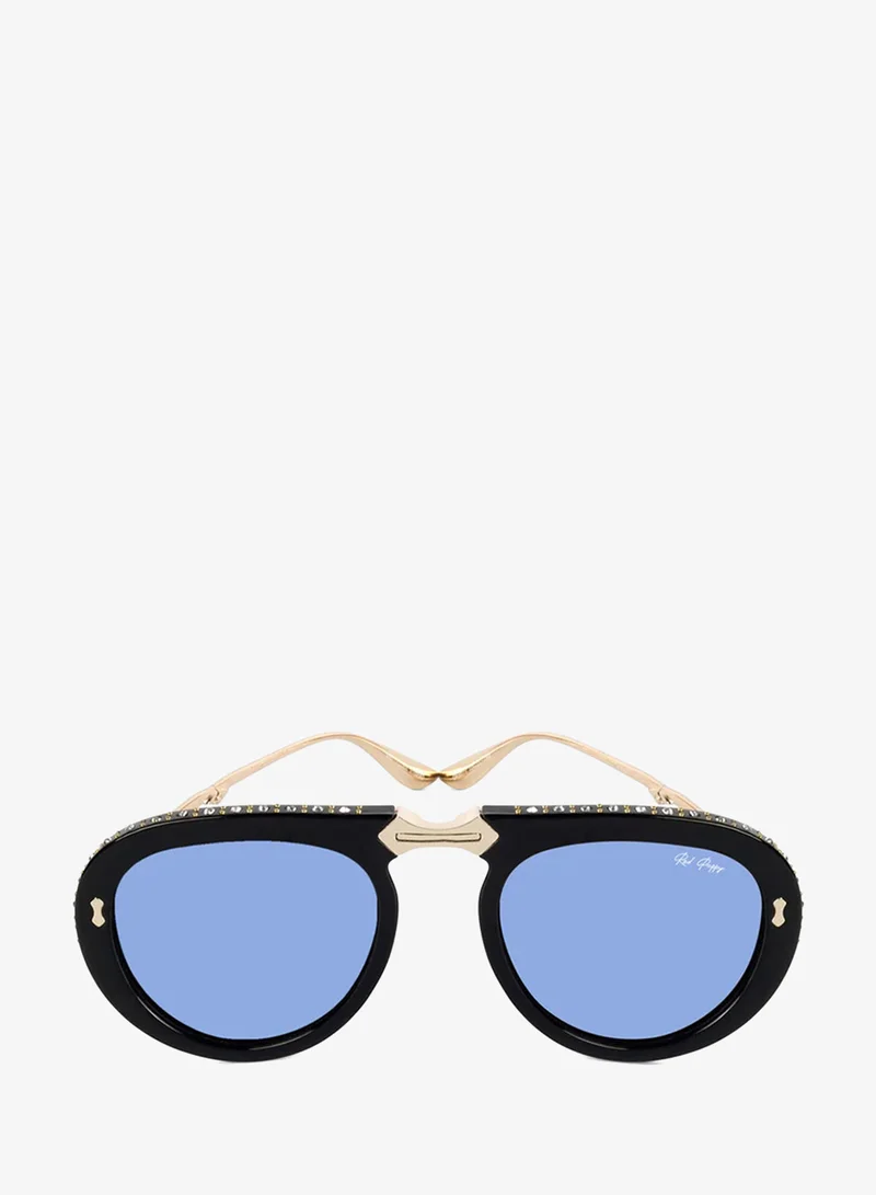 Woggles Red Pappy Crystara Blue Aviator Sunglassrs