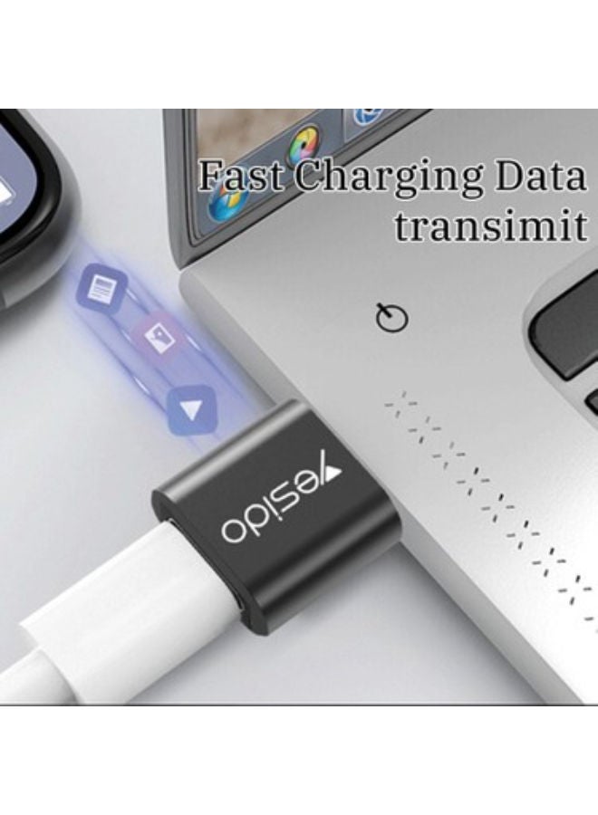 Yesido GS09 Type-C To USB Connector Adapter Super Fast Charging and Data Transfer - Image 2