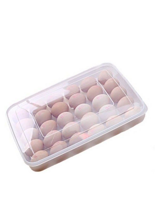 Styleys Styleys Plastic Egg Tray for Fridge 30 Eggs, Egg Box Transparent (S2172)  - Image 4