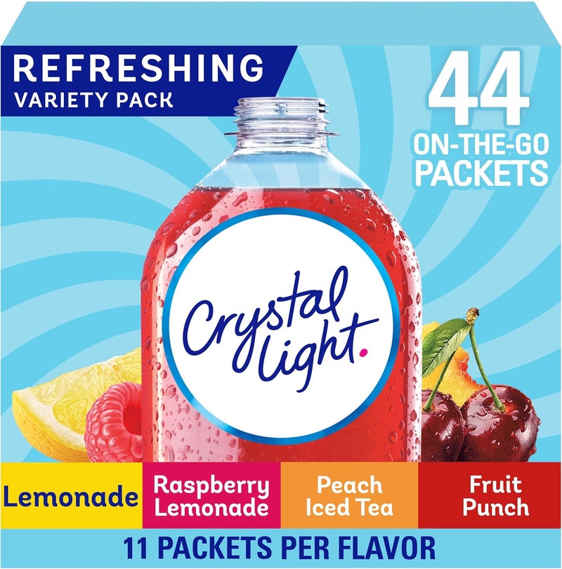 Crystal Light Refreshing Variety Pack - 44 On-the-Go Packets - Image 1