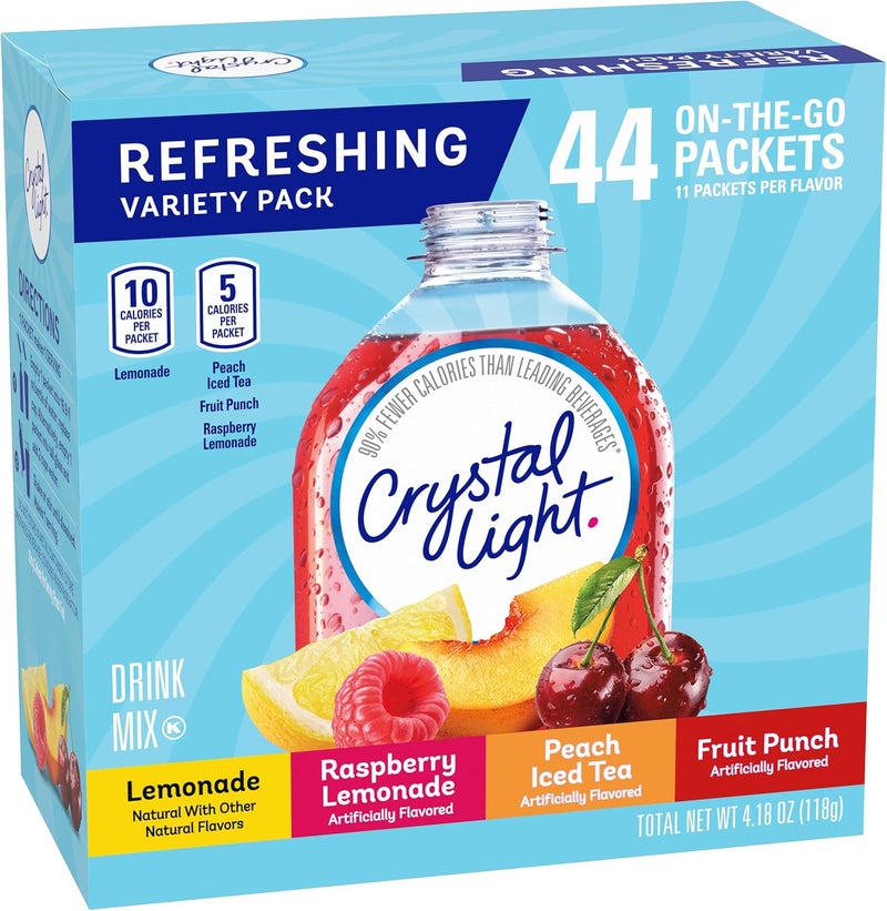 Crystal Light Refreshing Variety Pack - 44 On-the-Go Packets - Image 5