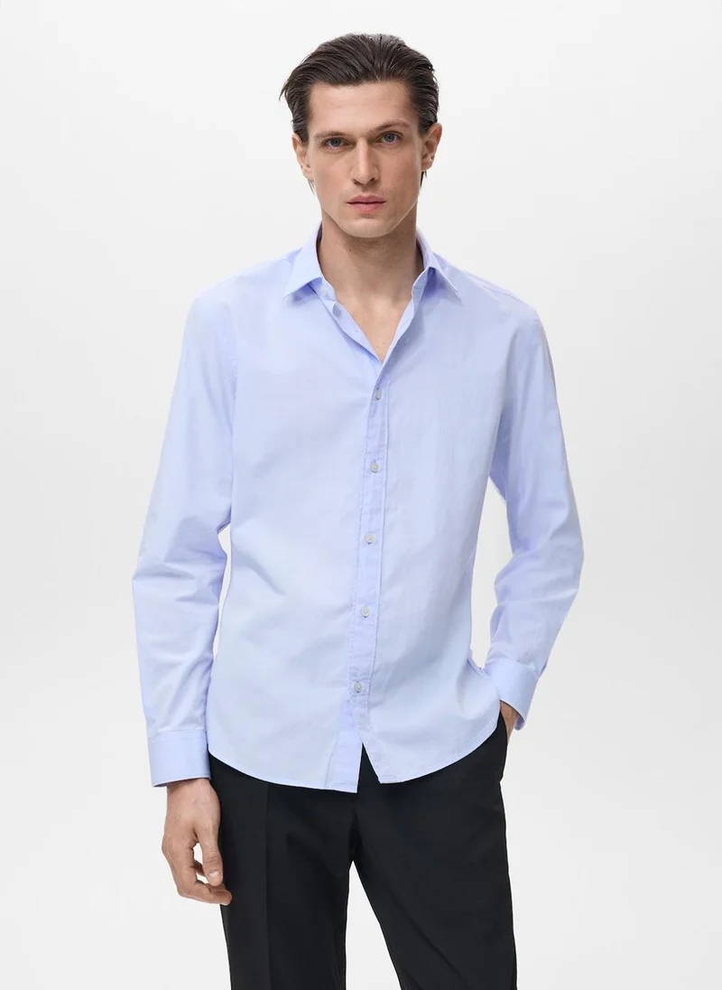 Mango Man Regular-fit 100% cotton shirt