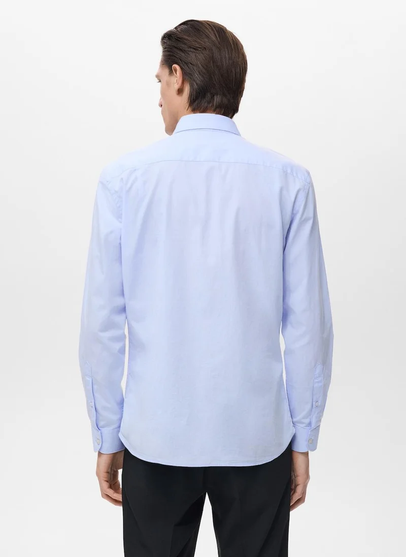 Mango Man Regular-fit 100% cotton shirt