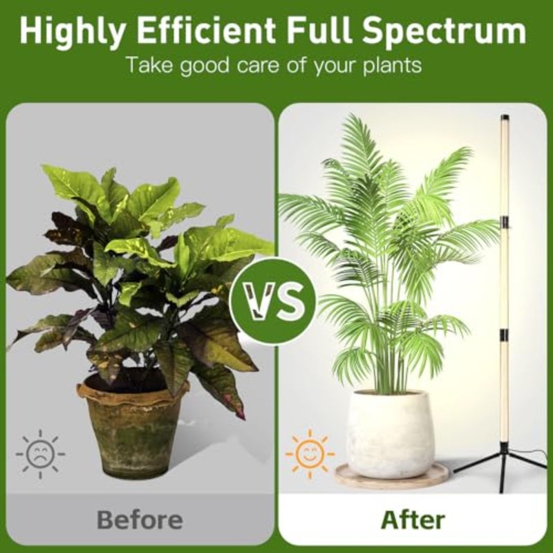 مصباح ضوء النمو LED ذو الطيف الكامل لزراعة النباتات، موديل 3 – قابل للتخفيف من السطوع، مع توقيت تلقائي للتشغيل/الإيقاف، موديلات 3/9/12 – - Image 5