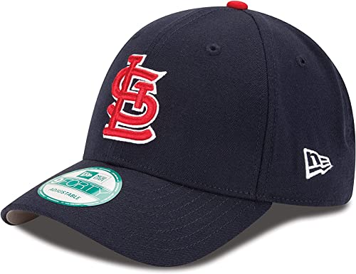New Era Unisex-Adult MLB The League 9FORTY Alternate Primary Logo Adjustable Hat Cap One Size Fits All - St Louis Cardinals Navy - Image 1