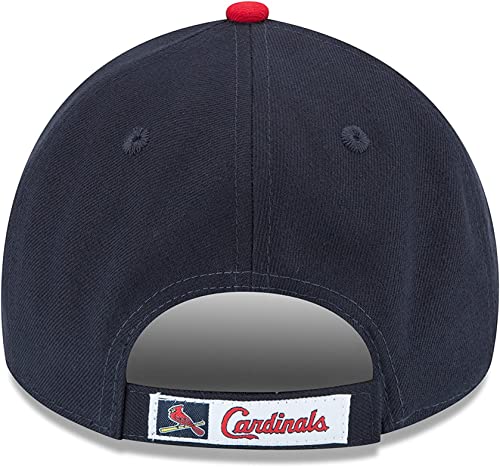 New Era Unisex-Adult MLB The League 9FORTY Alternate Primary Logo Adjustable Hat Cap One Size Fits All - St Louis Cardinals Navy - Image 4