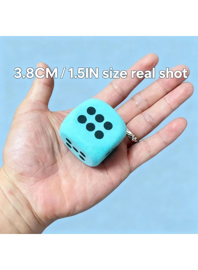 مكعب نرد إيفا أرجواني بزوايا دائرية، بلوك رغوي 1.5 بوصة، مكعب سداسي ممتع للطحن - Image 4