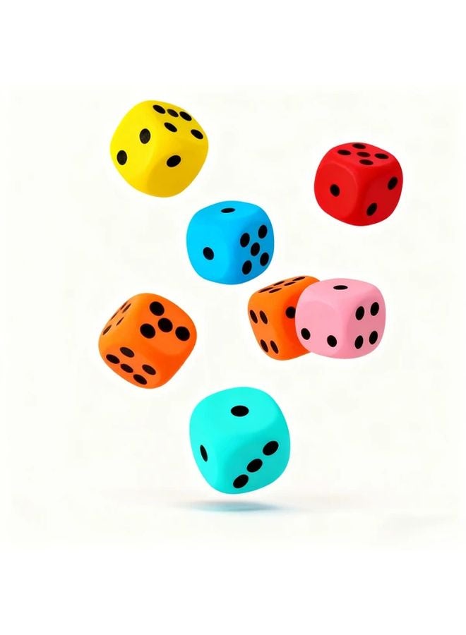 مكعب نرد إيفا أرجواني بزوايا دائرية، بلوك رغوي 1.5 بوصة، مكعب سداسي ممتع للطحن - Image 5