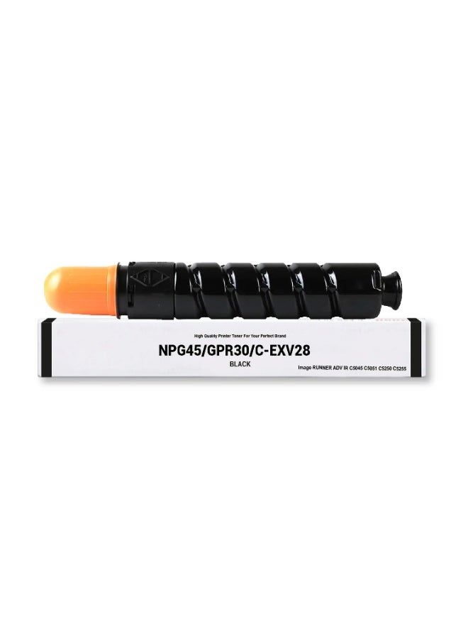 Premium Compatible Canon CEXV28 NPG45 GPR30 Color Toner Cartridge for Use in IR Adv C5250/C5255/C5045/C5051 (Black) - Image 1