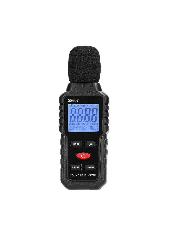 Generic - A-weighted Noise Detector 30-130dB Mini Decibel Monitoring Device High Accuracy Sound Level Meter Digital Display with Backlight - Image 1
