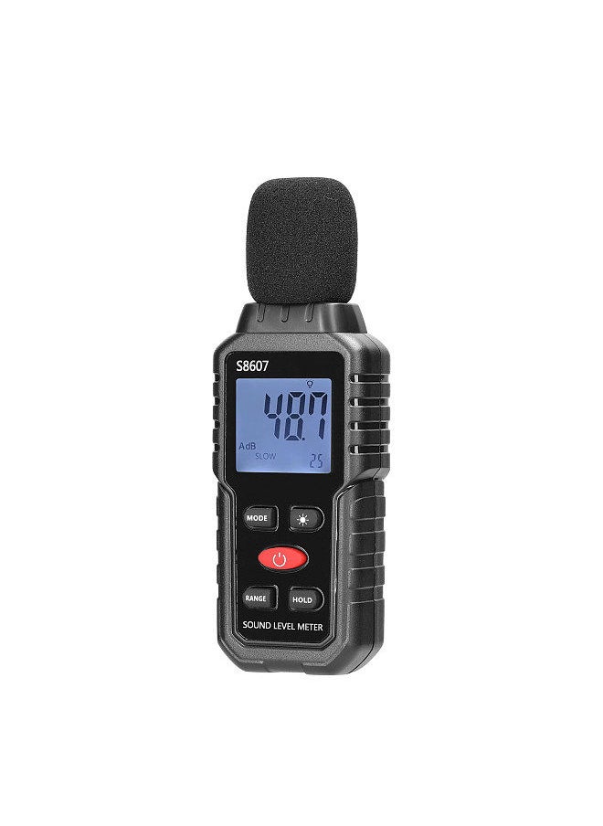 Generic - A-weighted Noise Detector 30-130dB Mini Decibel Monitoring Device High Accuracy Sound Level Meter Digital Display with Backlight - Image 1