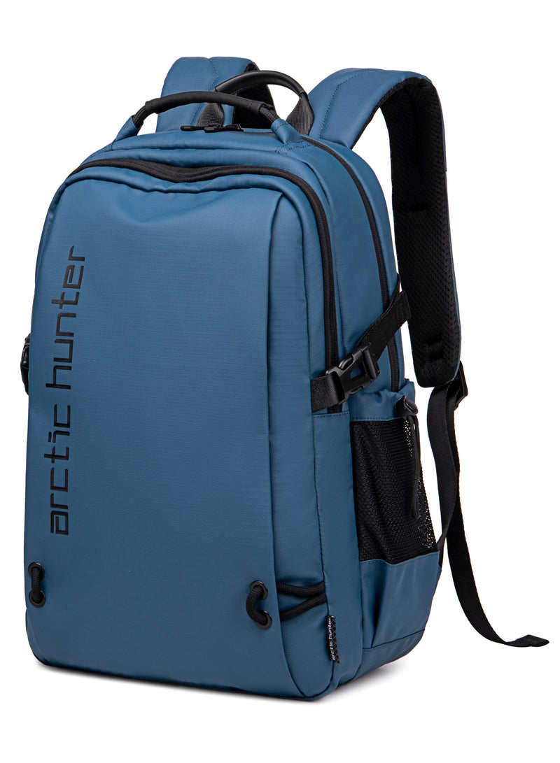 ARCTIC HUNTER Travel Backpack 15.6 Inch Laptop Backpack For Men Lightweight Water Resistant Business Travel Laptop Bag Computer Bag Purse for Commuting College For Men & Women B00530 Blue  - Image 1