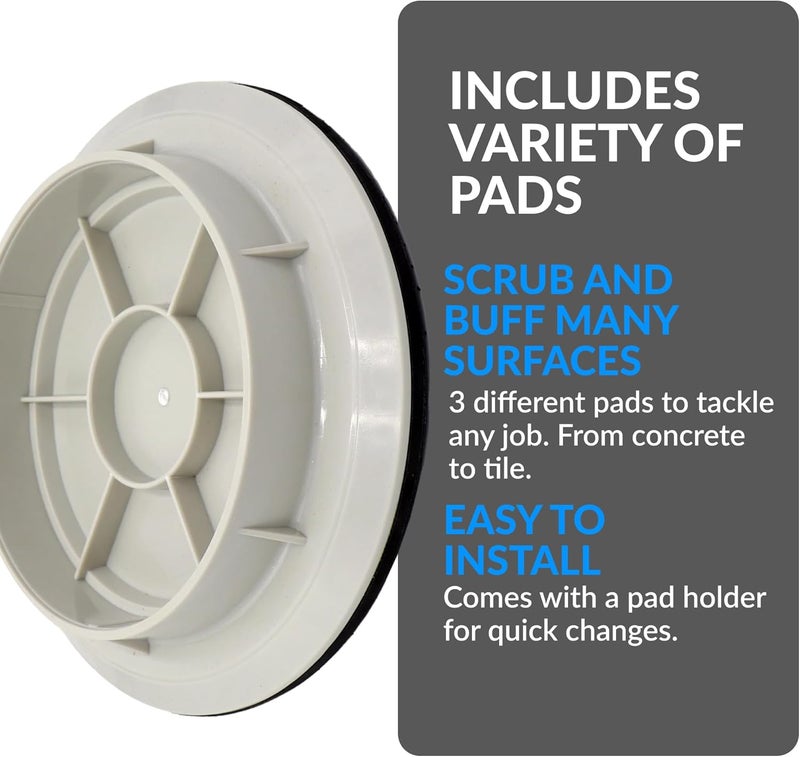PROLUX Core 13" Pad Set, Compatible with Units Purchased in 2021 and Older, Includes Waxing Stripping and Polishing Pads - Image 4