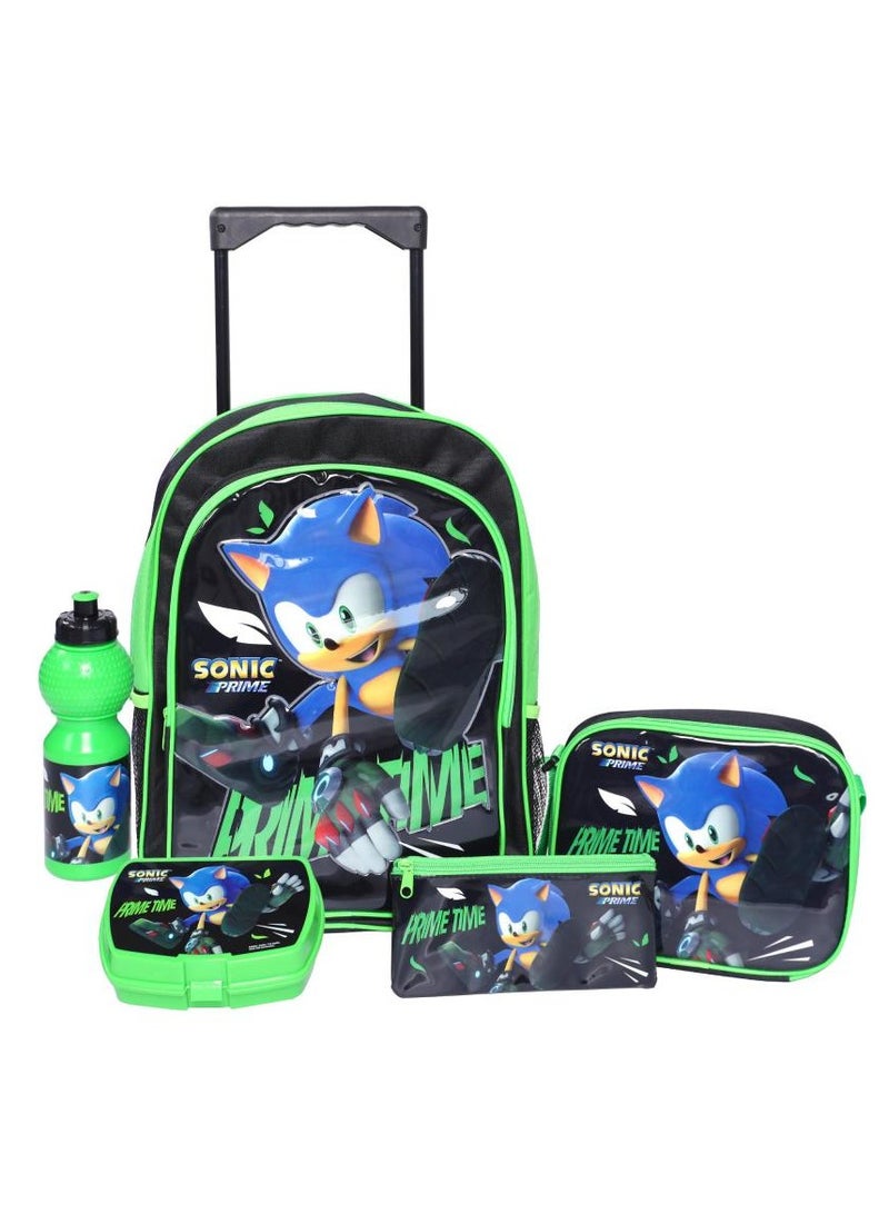سونيك مجموعة حقيبة عربة 5 في 1 مع ملحق