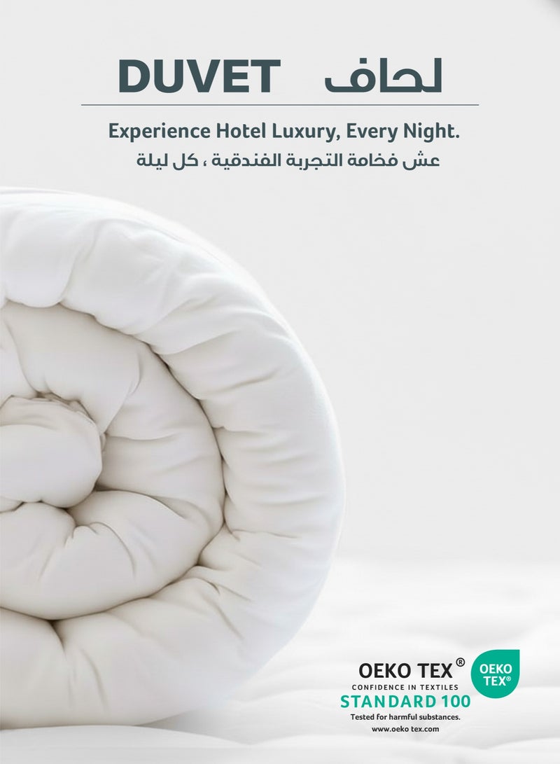 ريست لحاف فاخر 240×260 سم، لحاف فائق النعومة، جودة فندقية، لحاف مناسب لجميع المواسم مع حشوة ناعمة بديلة، صنع في الإمارات العربية المتحدة - Image 2