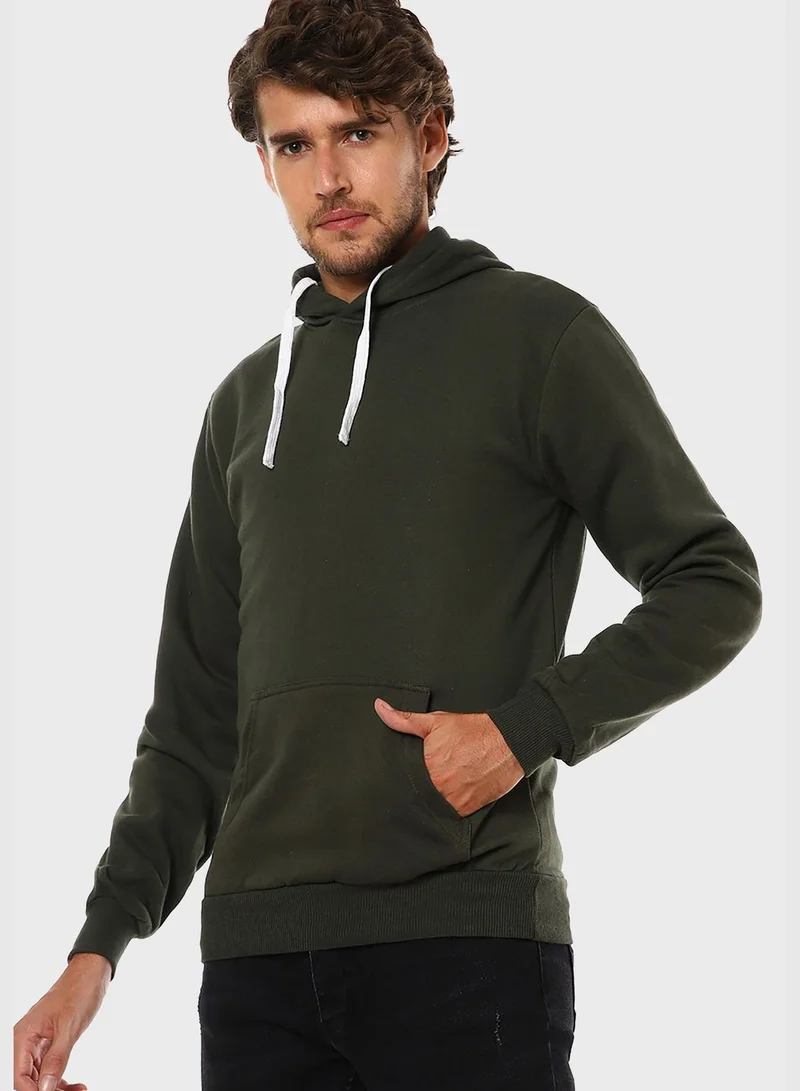 Campus Sutra Front Pocket Hoodie