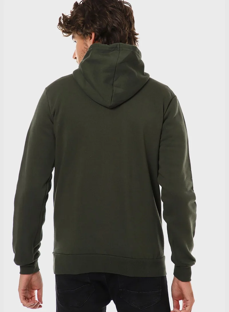 Campus Sutra Front Pocket Hoodie