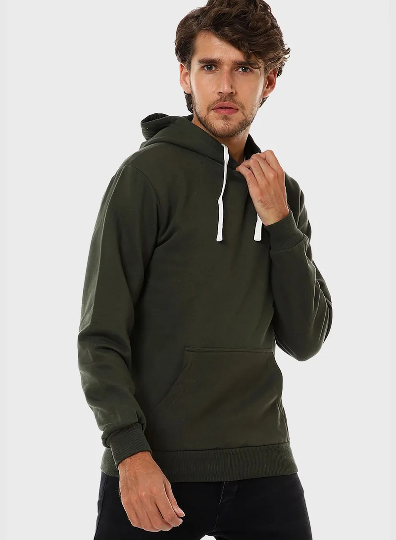 Campus Sutra Front Pocket Hoodie