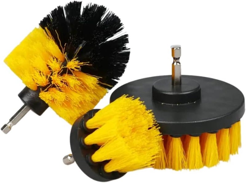 ALMEKAQUZ 4 Pcs Drill Brush Car Detailing Kit with Extend Attachment, Soft Bristle Power Scrubber Brush Set for Cleaning Car, Boat, Seat, Carpet, Upholstery and Shower Door - Image 2