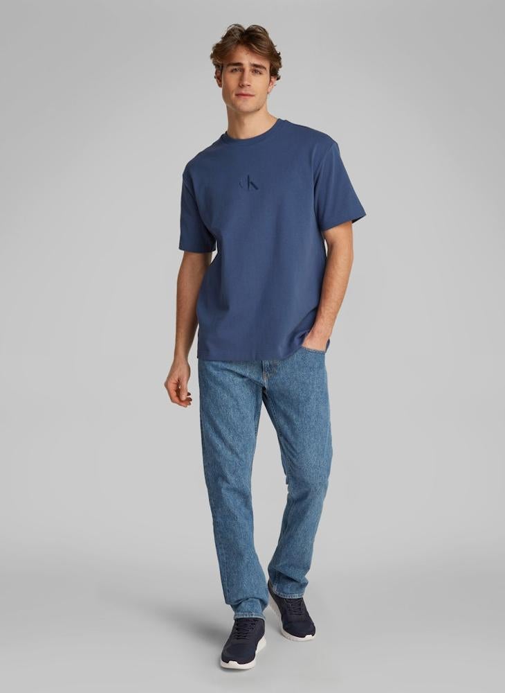Calvin Klein Jeans Logo Crew Neck T-Shirt  - Image 4